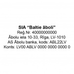 Rekvizīti, bez rāmja