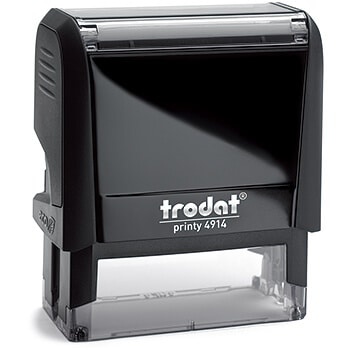 Taisnstūra zīmogs 64x26mm Printy 4914